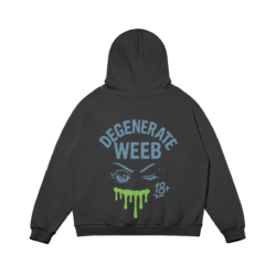 Otaku Zone, Degenerate Weeb, Heavyweight Oversized Hoodie