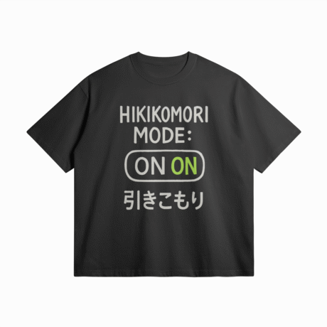 Otaku Zone, Hikikomori Mode: ON, Oversized T-Shirt