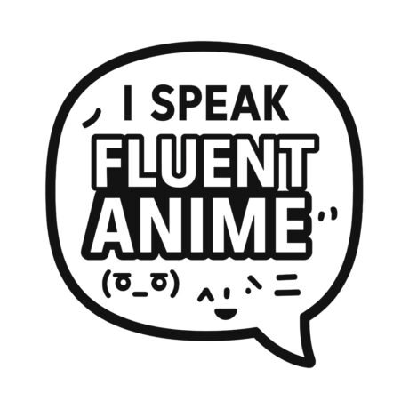 Otaku Zone, I Speak Fluent Anime, Oversized T-Shirt - Image 3