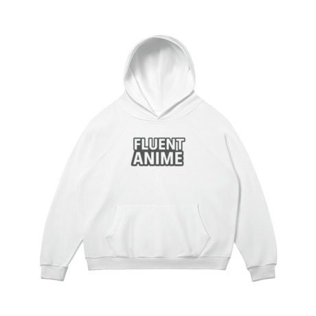 Otaku Zone, I Speak Fluent Anime, Heavyweight Oversized Hoodie - Image 2