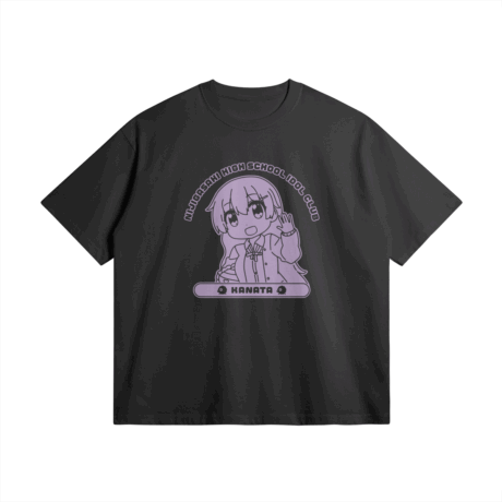 Nijiyon Oversized Cotton Anime T-Shirt, Kanata
