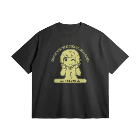 Nijiyon Oversized Cotton Anime T-Shirt, Kasumi