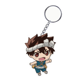 Dr. Stone Keychain, Chrome
