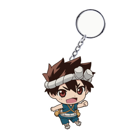 Dr. Stone Keychain, Chrome