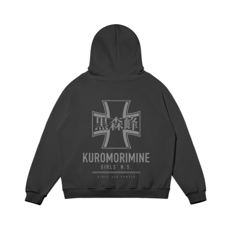 Girls und Panzer Anime Cotton Hoodie, Kuromorimine Girls Academy