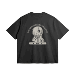 Nijiyon Oversized Cotton Anime T-Shirt, Mia
