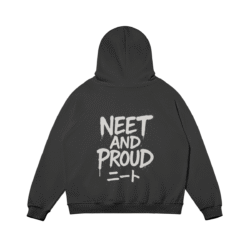 Otaku Zone, NEET and Proud, Heavyweight Oversized Hoodie