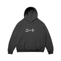 NEET and Proud Cotton Hoodie Front