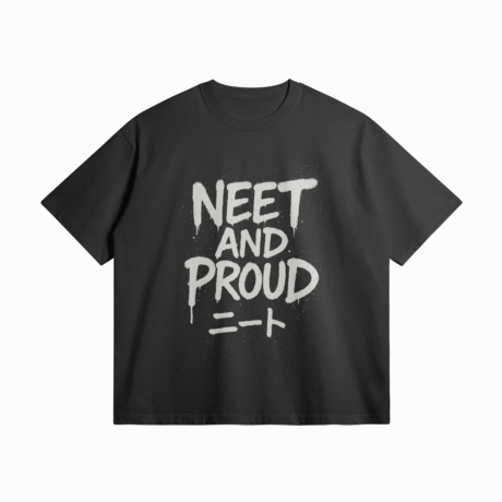 Otaku Zone, NEET and Proud, Oversized T-Shirt