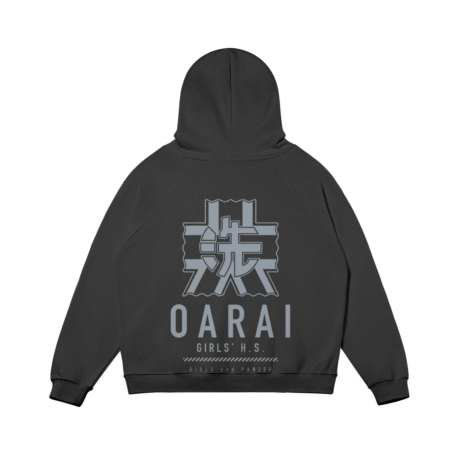 Girls und Panzer Anime Cotton Hoodie, Oarai Girls Academy