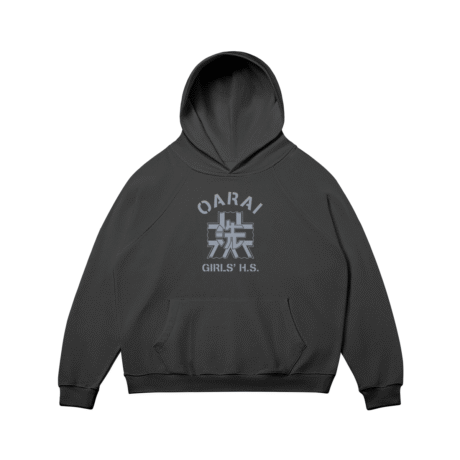 Girls und Panzer Anime Cotton Hoodie, Oarai Girls Academy - Image 2