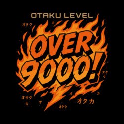 Otaku Level Over 9000 Art Preview