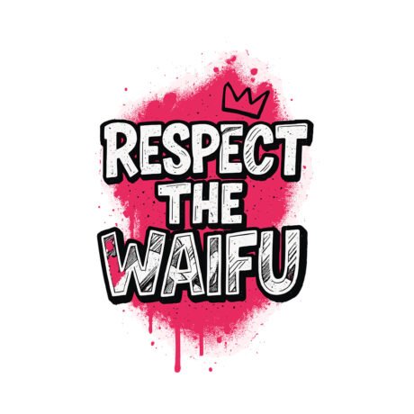 Otaku Zone, Respect the Waifu, Oversized T-Shirt - Image 2