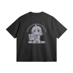 Nijiyon Oversized Cotton Anime T-Shirt, Rina