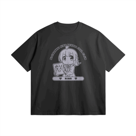 Nijiyon Oversized Cotton Anime T-Shirt, Rina