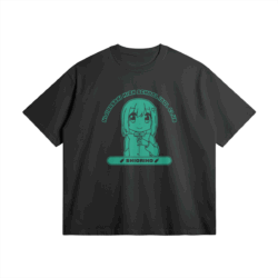 Nijiyon Oversized Cotton Anime T-Shirt, Shioriko