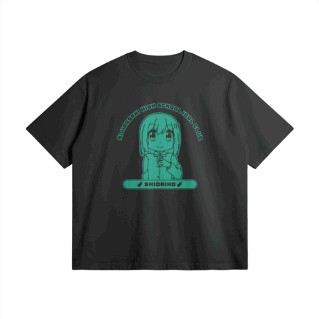 Nijiyon Oversized Cotton Anime T-Shirt, Shioriko