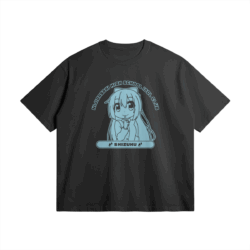 Nijiyon Oversized Cotton Anime T-Shirt, Shizuku
