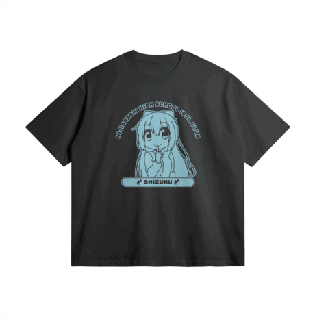 Nijiyon Oversized Cotton Anime T-Shirt, Shizuku