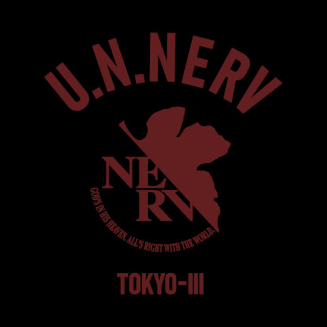 U.N. NERV Tokyo-III T-Shirt – Oversized Heavyweight Evangelion Logo Tee - Image 2