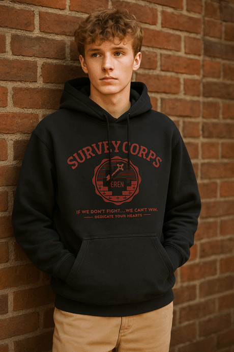 Attack on Titan Survey Corps Hoodie – Eren Edition - Image 2