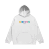 K On Logo Cotton Hoodie White