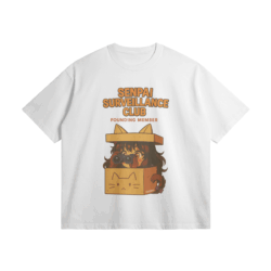 Kokoneko Catgirl Oversized T-Shirt, Senpai Surveillance Club