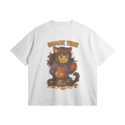Kokoneko Catgirl Oversized T-Shirt, Snack Time