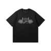 Middle Finger Up Cotton T Shirt