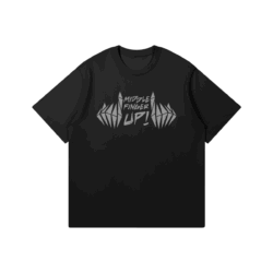 Girls Band Cry T-Shirt, Middle Finger Up