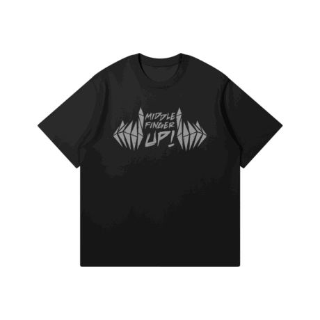 Girls Band Cry T-Shirt, Middle Finger Up