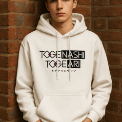 Togenashi Togeari White Hoodie Model