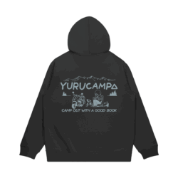 Yuru Camp S3 Drawstring Hoodie Back