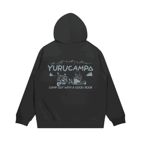 Yuru Camp Cotton Hoodie - Image 2