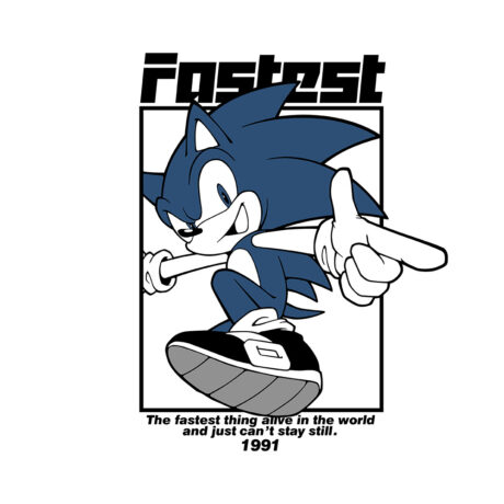 Sonic the Hedgehog Fastest T-Shirt - Image 2
