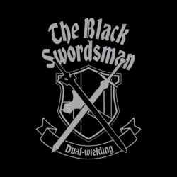 Kirito Black Swordsman Front Art Preview