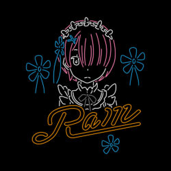 Neon Ram Art Preview