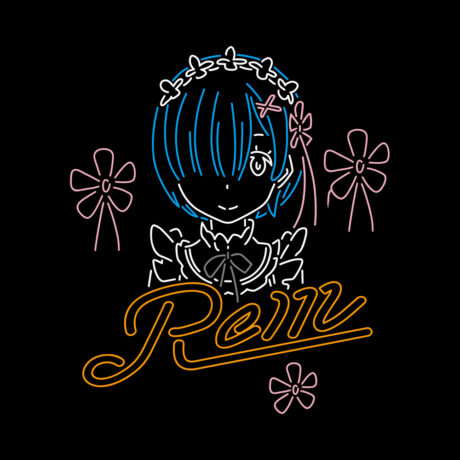Re:Zero Embroidered Rem Hoodie - Image 2