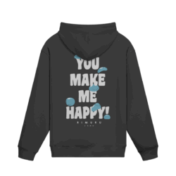 You Make Me Happy Rimuru Cotton Hoodie Back
