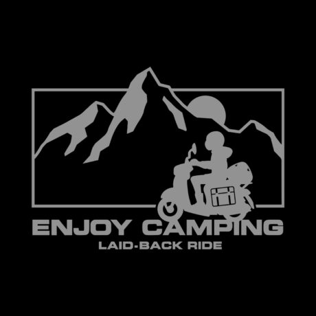 Yuru Camp, Laid Back Camper Snow Washed Zip Hoodie - Image 2