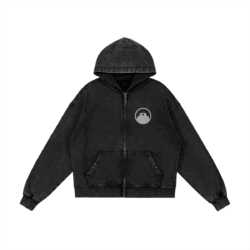 Girls und Panzer Snow Wash Zip Hoodie Front