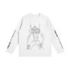 Lineart Evangelion Test Type Long Sleeve Shirt Front