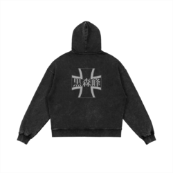 Girls und Panzer, Kuromorimine Snow Washed Zip Hoodie