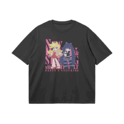 Panty and Stocking 2 Boxy T Shirt Black Panty & Stocking Boxy T-Shirt