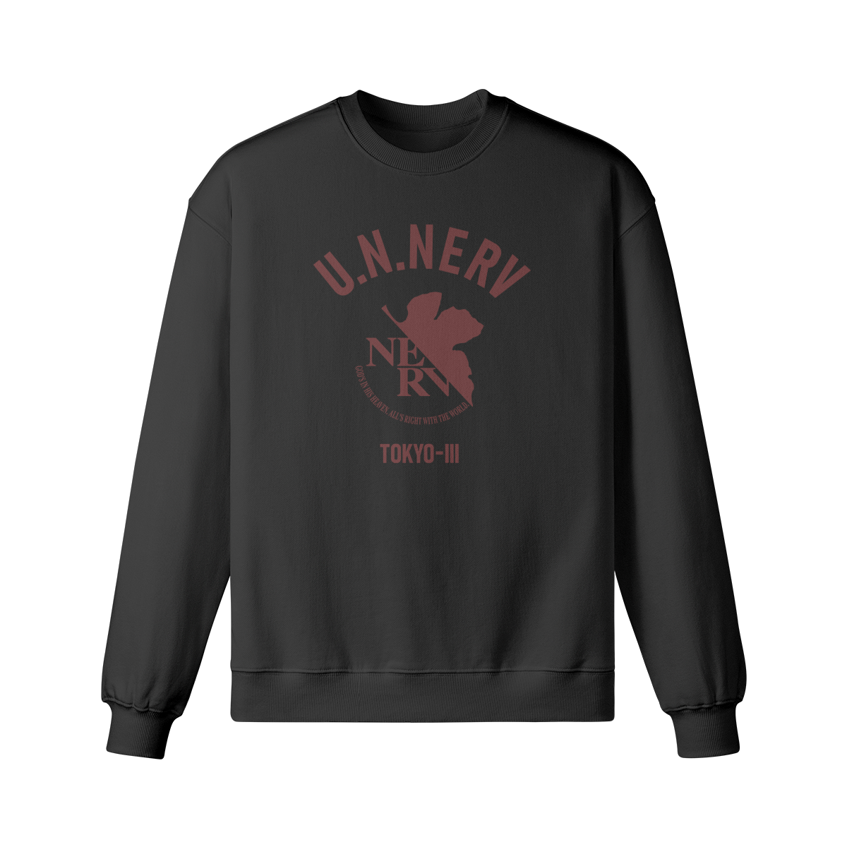 UN Nerv Sweatshirt Evangelion U.N. NERV Tokyo-III Sweatshirt