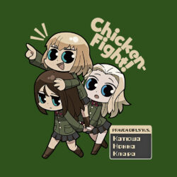 Alternative view of Girls und Panzer Chicken Fight T-Shirt