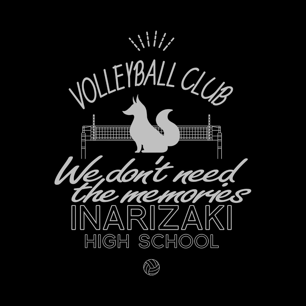 Inarizaki Back Art Preview Inarizaki Snow Washed T-Shirt - Image 4