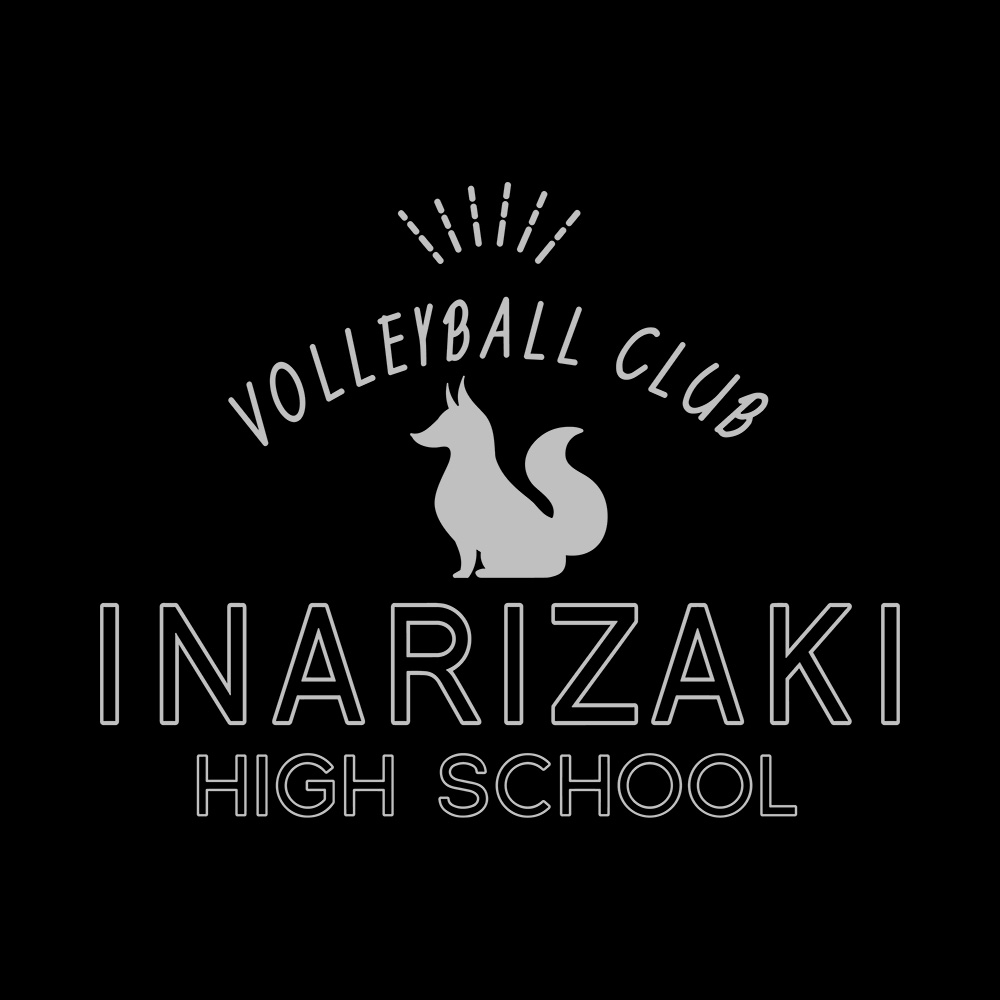 Inarizaki Front Art Preview Inarizaki Snow Washed T-Shirt - Image 3