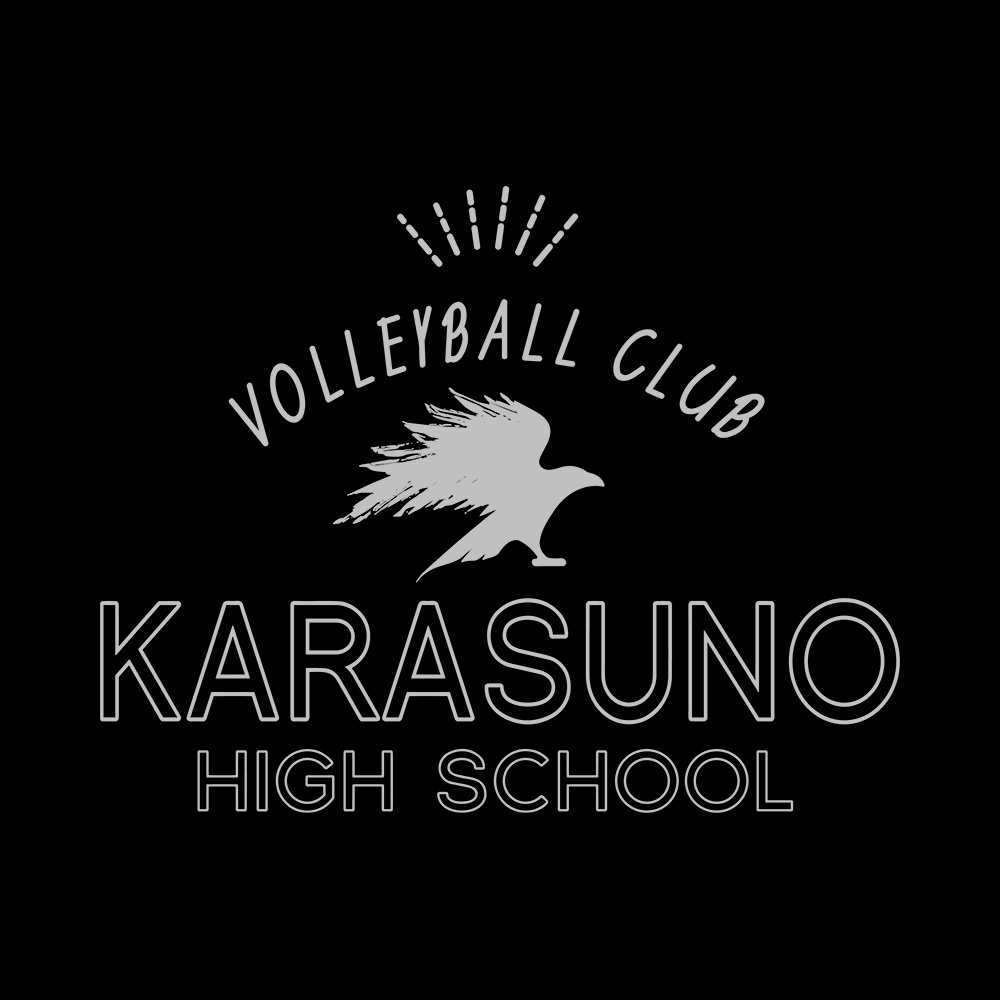 Karasuno Front Art Preview Karasuno Snow Washed T-Shirt - Image 3