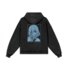 Miku Nakano Snow Washed Zip Hoodie Back
